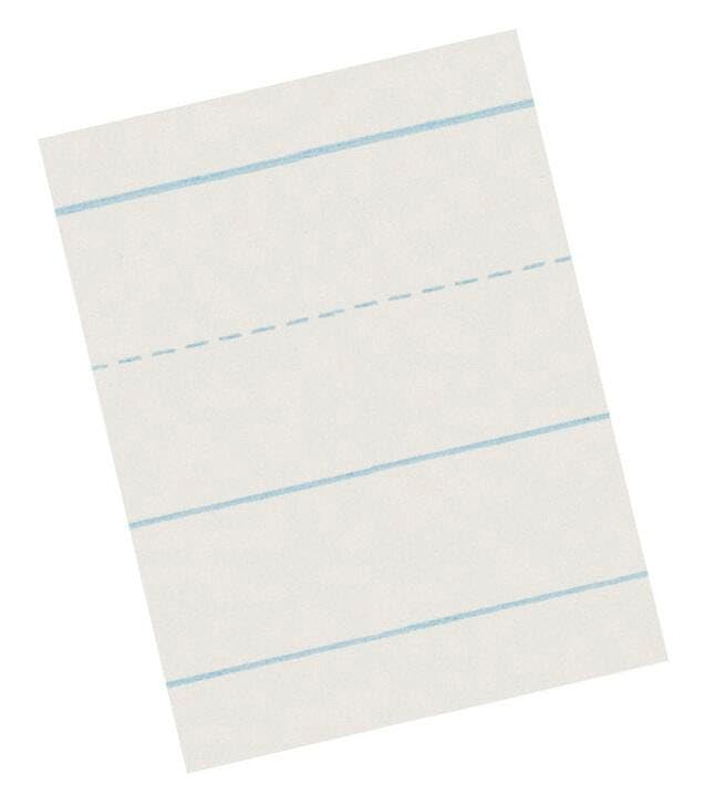 سكول سمارت ورق كتابة سكول سمارت ذو أسطر متدرجة، مقاس 1 بوصة طولياً، 11 × 8.5 بوصة، عبوة من 500 ورقة - Image 2